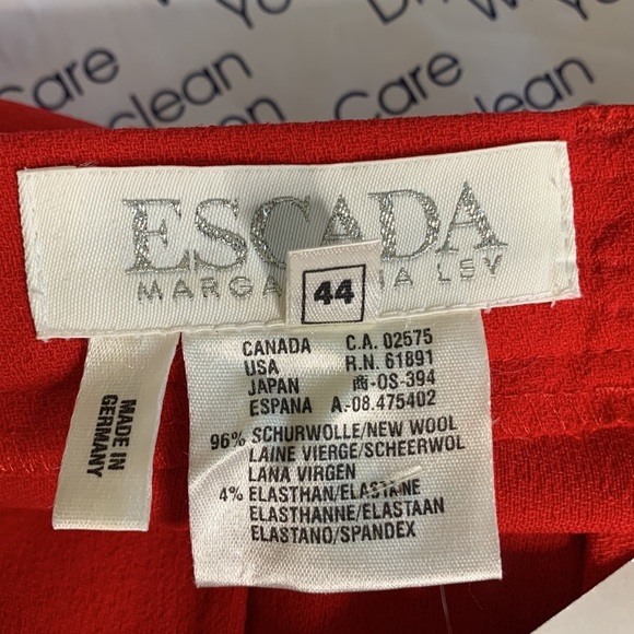 Escada Red Women's Trousers - Picture 4 of 7